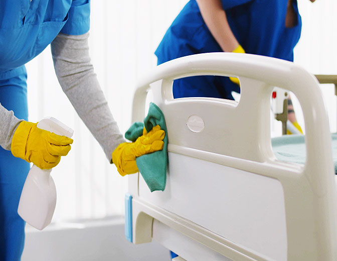sanitização de hospital